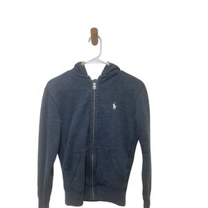 Polo Ralph Lauren‎ Full Zip Hoodie Sweatshirt Pockets XS
